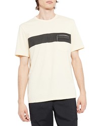 Theory Essential Bar Stripe Pocket T Shirt