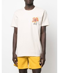 Stussy Flower Cotton T Shirt
