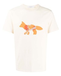 MAISON KITSUNÉ Fox Print Detail T Shirt
