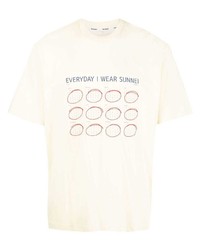 Sunnei Graphic Print Cotton T Shirt