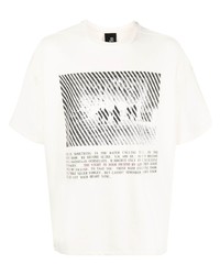 Thom Krom Graphic Print Crew Neck T Shirt