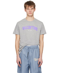 Valentino Gray Print T Shirt