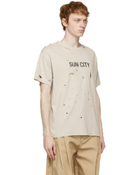 Sankuanz Grey Sun City Holes T Shirt