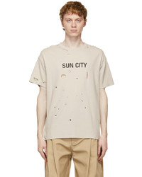 Sankuanz Grey Sun City Holes T Shirt
