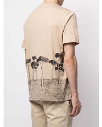 Brioni Illustration Print Cotton T Shirt