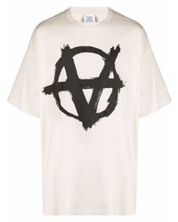 Vetements Inverted Anarchy Print T Shirt