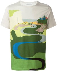 J.W.Anderson Jw Anderson Landscape Print T Shirt