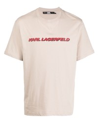 Karl Lagerfeld Karlism Logo Print T Shirt