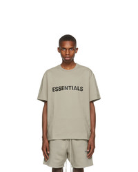 Essentials Khaki Logo T Shirt