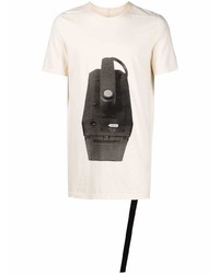 Rick Owens DRKSHDW Level Graphic Print Organic Cotton T Shirt