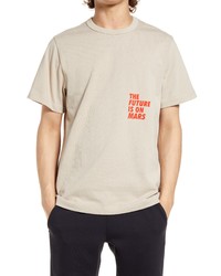 The Future is on Mars Logo Graphic Tee In Pale Grey At Nordstrom