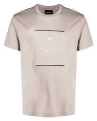 Emporio Armani Logo Patch Short Sleeve T Shirt