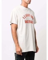 Fear Of God Logo Print Baseball T Shirt