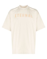 Fear Of God Logo Print Cotton T Shirt