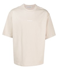 Acne Studios Logo Print Cotton T Shirt