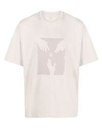 UNTITLED ARTWORKS Logo Print Cotton T Shirt