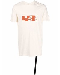 Rick Owens DRKSHDW Logo Print Crewneck T Shirt
