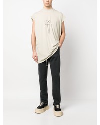 Rick Owens DRKSHDW Logo Print Organic Cotton T Shirt