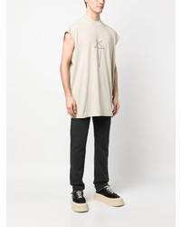 Rick Owens DRKSHDW Logo Print Organic Cotton T Shirt