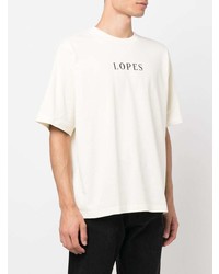 Leandro Lopes Logo Print Short Sleeve T Shirt