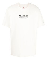 Li-Ning Logo Print Short Sleeve T Shirt