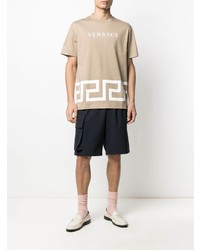 Versace Logo Print T Shirt