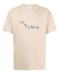 Soulland Logo Print T Shirt