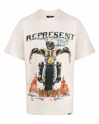 Represent Logo Print T Shirt