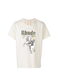 Rhude Logo Print T Shirt