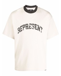 Represent Logo Printed T Shirt