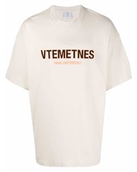 Vetements Logo Printed T Shirt