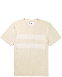 Margaret Howell Mhl Printed Cotton And Linen Blend T Shirt