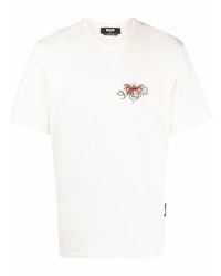 MSGM Mini Crab Print Short Sleeve T Shirt