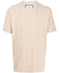 Philipp Plein Monogram Pattern T Shirt