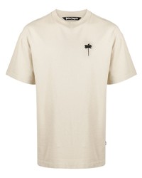 Palm Angels Motif Print T Shirt