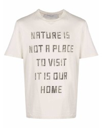 Golden Goose Nature Slogan T Shirt