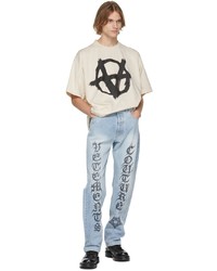 Vetements Off White Double Anarchy T Shirt