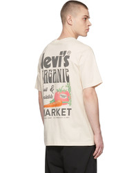 Levi's Off White Fresh Relaxed Fit T Shirt
