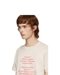Raf Simons Off White History Of The World Slim Fit T Shirt