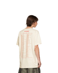 Raf Simons Off White Tour Antwerp T Shirt