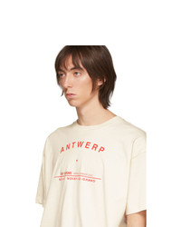 Raf Simons Off White Tour Antwerp T Shirt