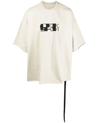 Rick Owens DRKSHDW Oversize Logo Print T Shirt