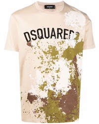 DSQUARED2 Paint Splatter T Shirt