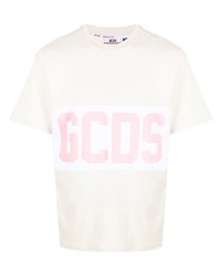 Gcds Panelled Logo Print T Shirt