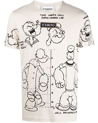 Iceberg Peanuts Graphic Print T Shirt