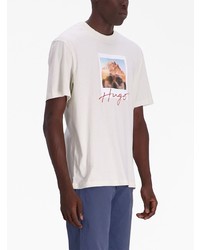 Hugo Photograph Print Cotton T Shirt