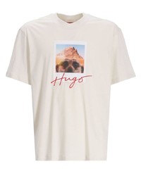 Hugo Photograph Print Cotton T Shirt