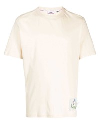 Gcds Roses Logo Print T Shirt