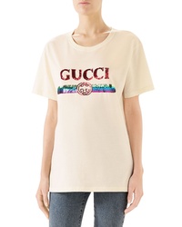 Gucci Sequin Logo Tee