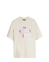 Burberry Sign Print T Shirt